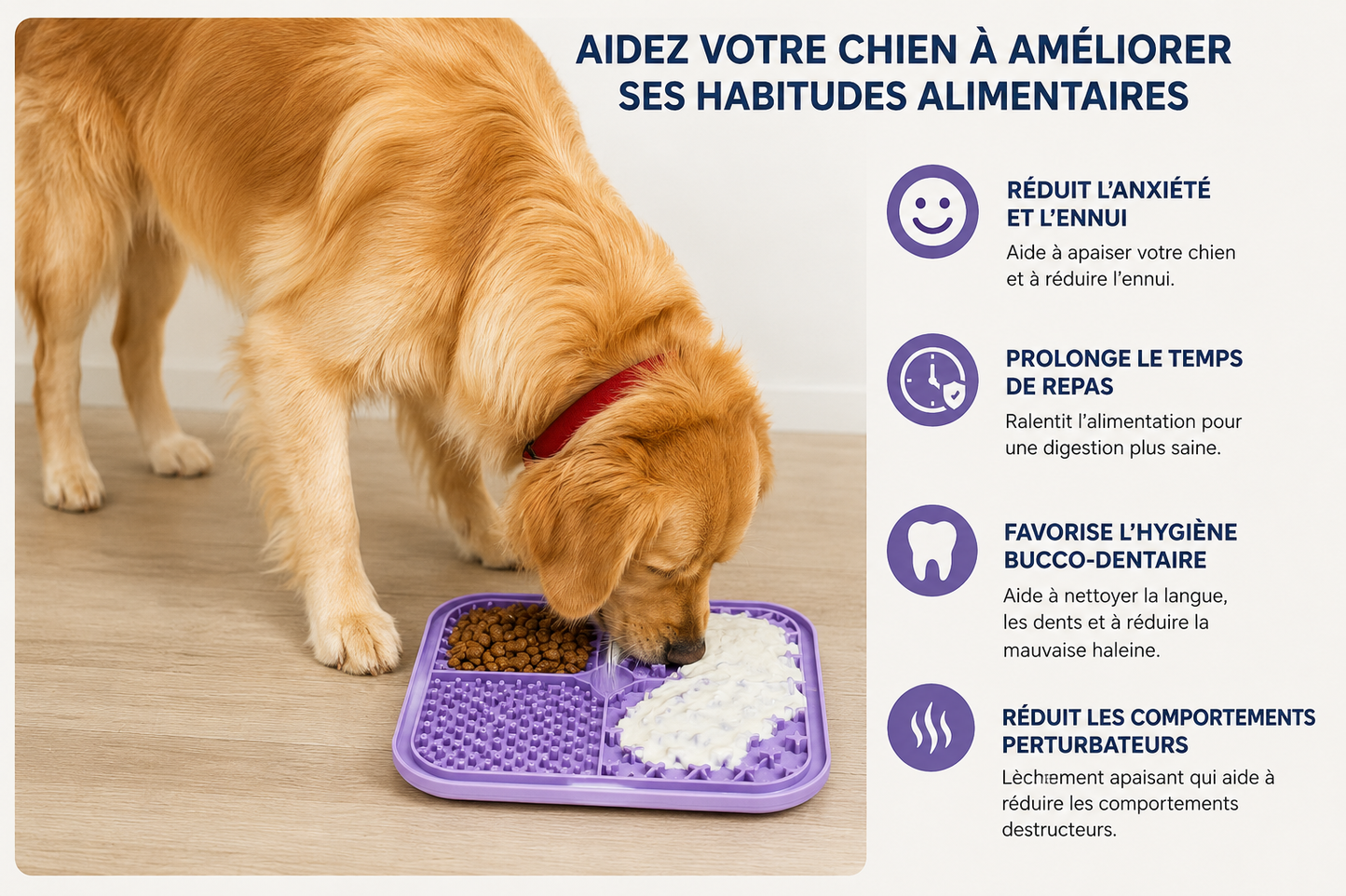 Tapis de léchage pour animaux