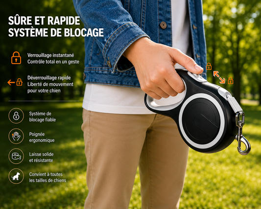 Laisse Rétractable pour chiens