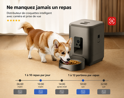 distributeur de croquettes connecté