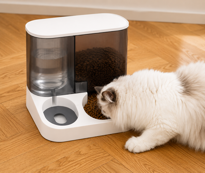 Distributeur de croquettes 2 en 1