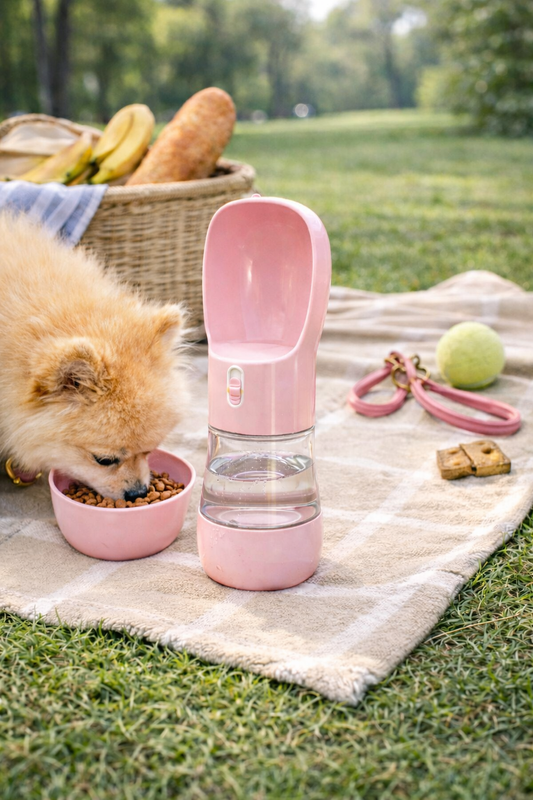 Bouteille de voyage pour boire et grignoter