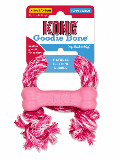 Bonie pour chiot avec corde (XS) KONG